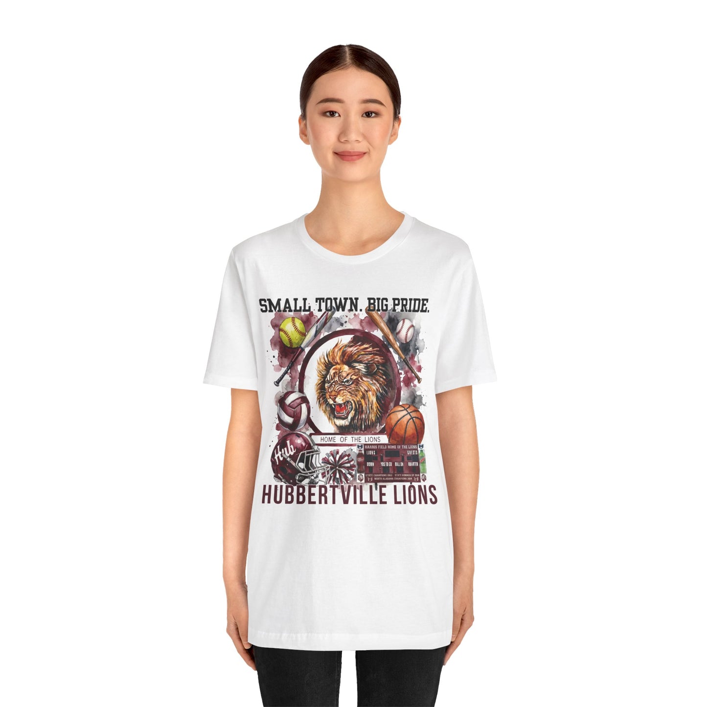 Hubbertville Lions 'Small Town. Big Pride.' Tee — Graphic T-Shirt
