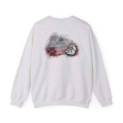Hamilton High School Alma Mater Sweatshirt | Ash Gray Gildan 18000