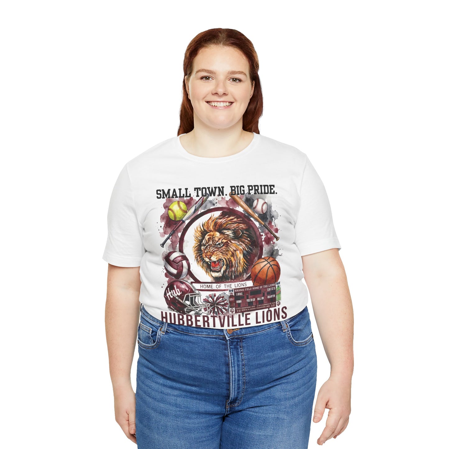 Hubbertville Lions 'Small Town. Big Pride.' Tee — Graphic T-Shirt