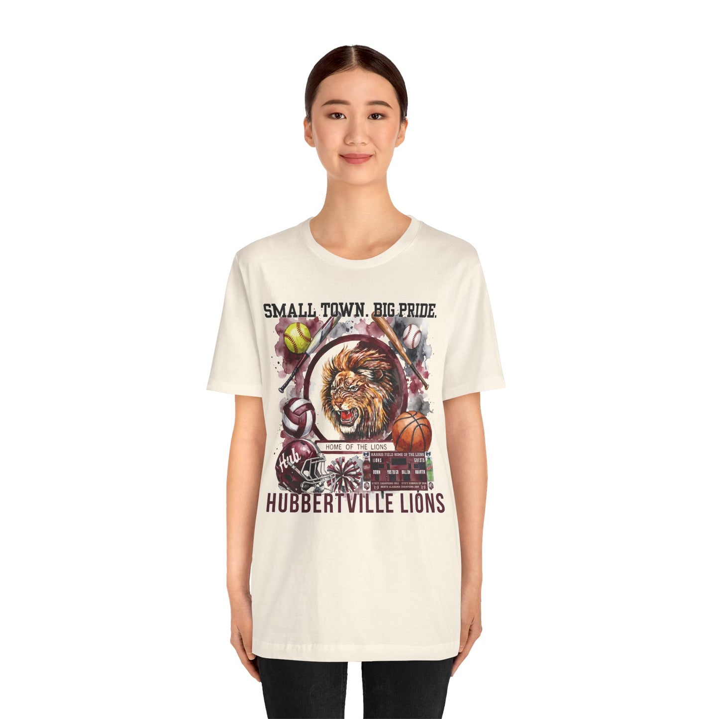 Hubbertville Lions 'Small Town. Big Pride.' Tee — Graphic T-Shirt