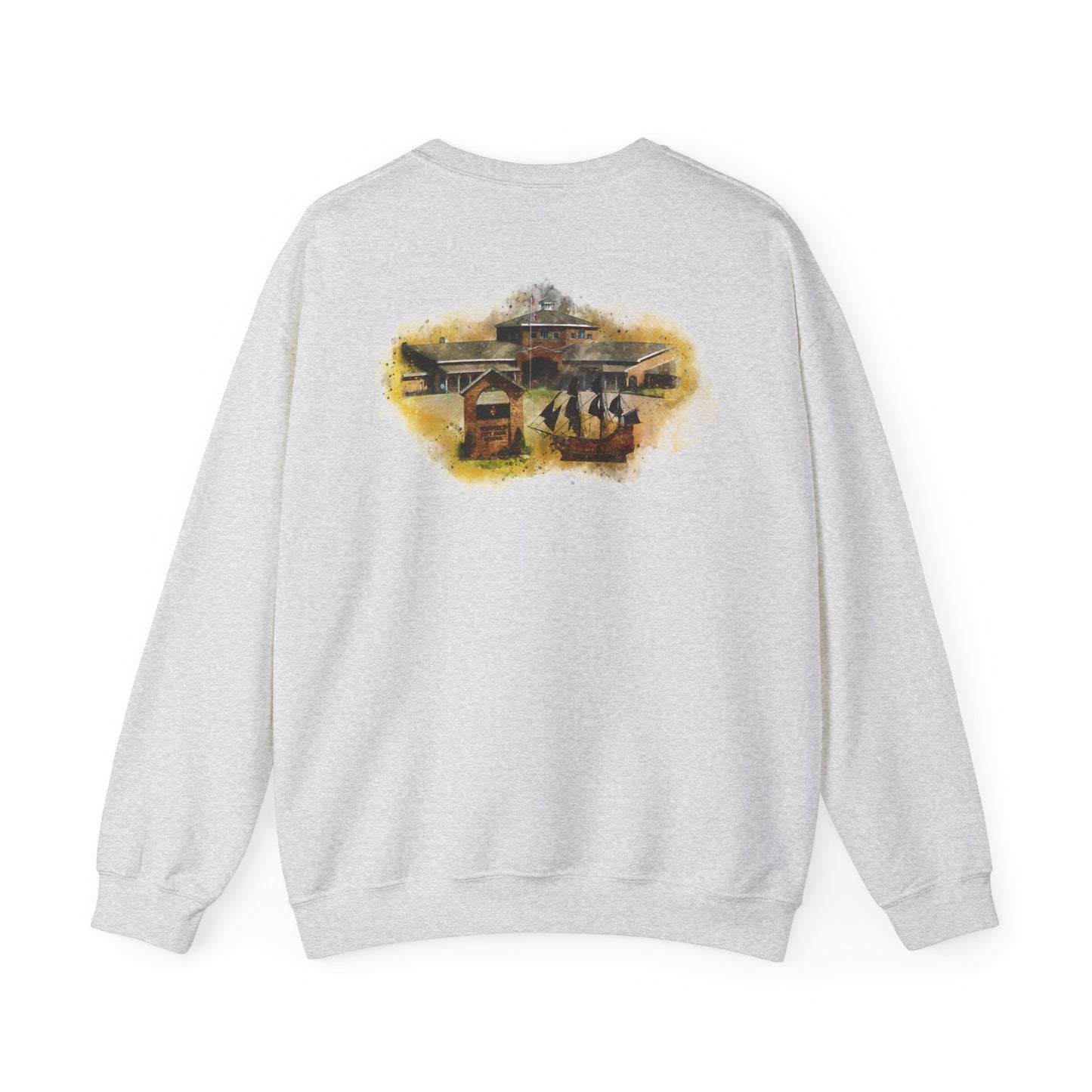 Winfield City High School Alma Mater Sweatshirt | Ash Gray Gildan 18000