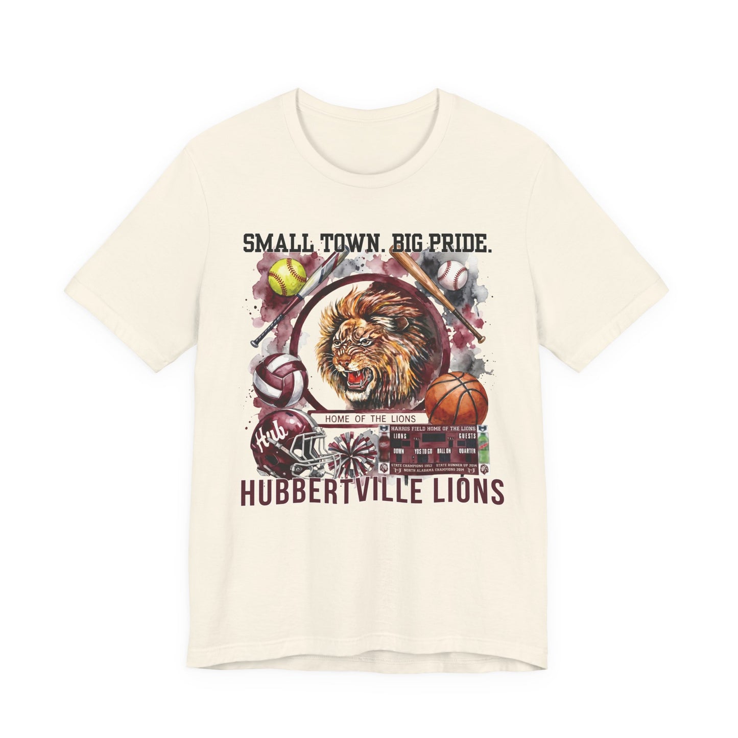 Hubbertville Lions 'Small Town. Big Pride.' Tee — Graphic T-Shirt