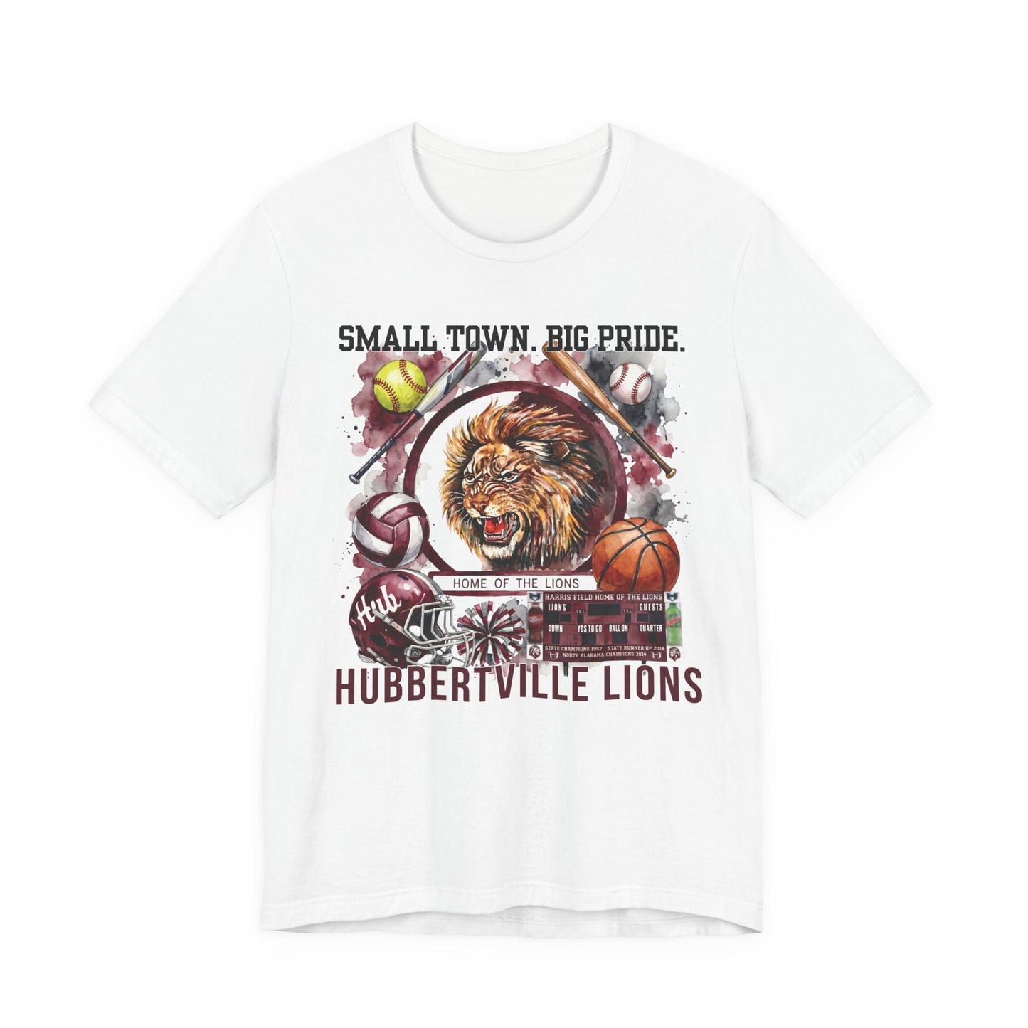 Hubbertville Lions 'Small Town. Big Pride.' Tee — Graphic T-Shirt