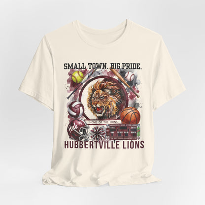 Hubbertville Lions 'Small Town. Big Pride.' Tee — Graphic T-Shirt