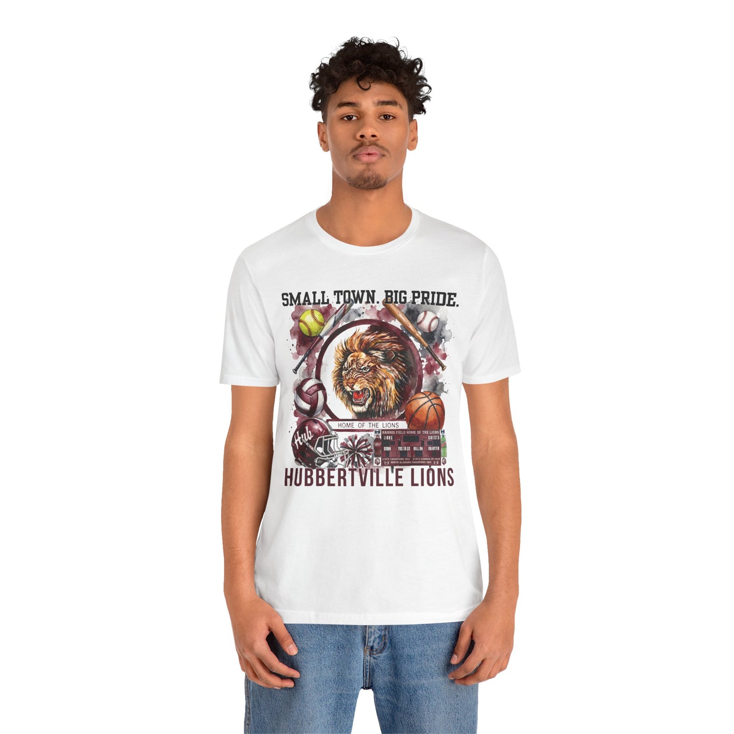 Hubbertville Lions 'Small Town. Big Pride.' Tee — Graphic T-Shirt