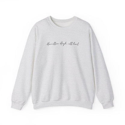 Hamilton High School Alma Mater Sweatshirt | Ash Gray Gildan 18000